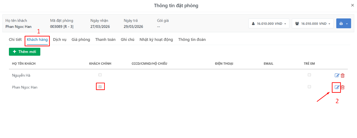 Gửi email cho khách hàng